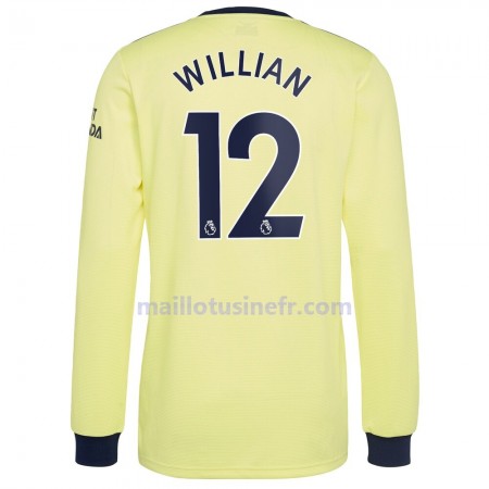 Maillot de Foot Arsenal Willian 12 Extérieur 2021-22 Manches Longues